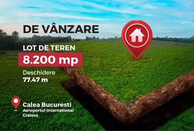 Teren de vanzare, zona Aeroport International Craiova, deschidere E574 - 1