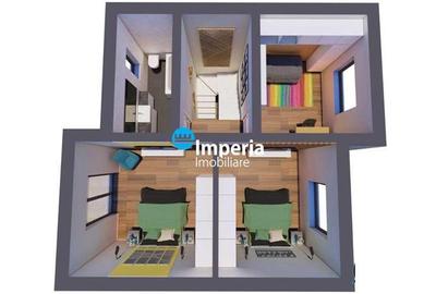 Duplex 4 cam, 250 teren, canalizare, 300 m de Profi Horpaz - 7