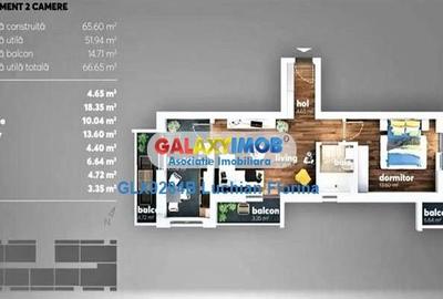 Comision 0% I 2 camere, 3 balcoane, loc de parcare I Kristal Residence - 13