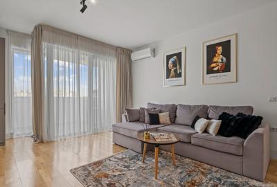 Apartament cu 2 camere decomandat, mobilat în Barbu Văcărescu