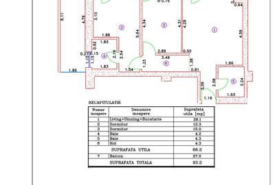 Apartament Cortina 126 Iancu Nicolae - Baneasa - Locatie ideala | Acces facil - 27