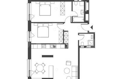 Comision 0 ! Somesului 15, Apartament 3 camere, Semicentral, 86 mp - 5