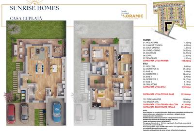 Vila P+1 individuala tip "cuplata/ duplex" in SUNRISE HOMES - 10