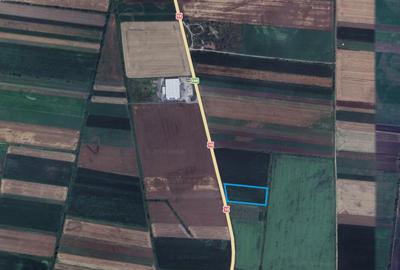 Vanzare teren intravilan industrial, DN 13, 14.450 mp, D: 84 m, PUZ, comision 0% - 2