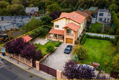 Casa individuala 268mp | 4 dormitoare + studio | 1100mp teren | Faget - 40