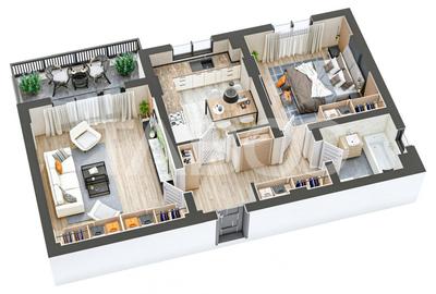 Apartament de vanzare MIhai Viteazu 2 camere 60 mpu si balcon SIBIU - 6