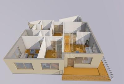 Apartament cu 4 camere decomandat în Central