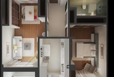 Apartament 2 Camere 59mp, Iulius Mall - 1