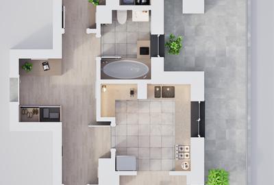 Apartament cu 2 camere în Nord-Vest