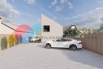 Casă cuplată modernă, 160 mp utili, semifinisată, curte amenajată - 14