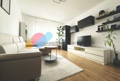 Apartament cu 2 camere semidecomandat, mobilat în Între Lacuri
