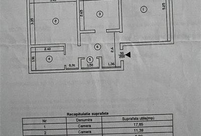 Apartament 2 camere Decomandat | 53 mp | Etaj 2 | Galata | - 7