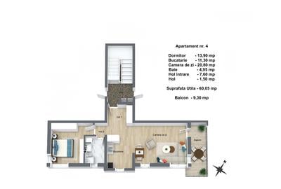 Dezvoltator - Apartament 2 camere - 1