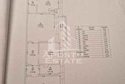 Apartament cu 3 camere, decomantat, etajul 2 , zona Spitalul Judetean - 18