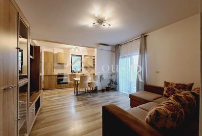 Apartament cu 2 camere semidecomandat, mobilat în Giroc