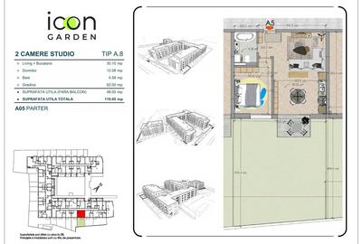 Apartament 2 camere și grădină - Moșilor - 2