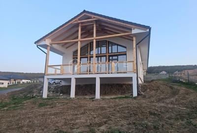 Vilă chalet modern cu perete panoramic de sticlă - Livezeni, Mureș - 5