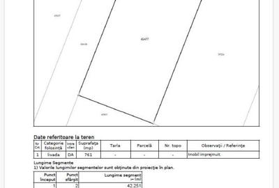 Teren intravilan de construcții, Baciu, 761 mp., 56.900 Eur! - 4