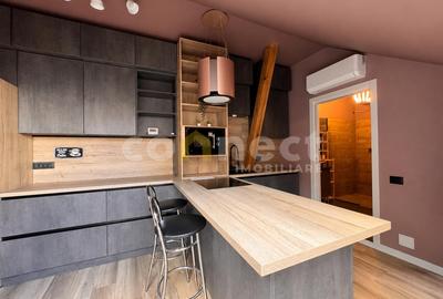 Apartament cu 2 camere, mobilat în Central