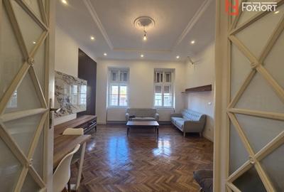 Apartament cu 2 camere semidecomandat, mobilat în Central