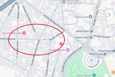 Parcul Carol, singur curte, teren 475 mp/deschidere 20 ml, casa demolabila - 1