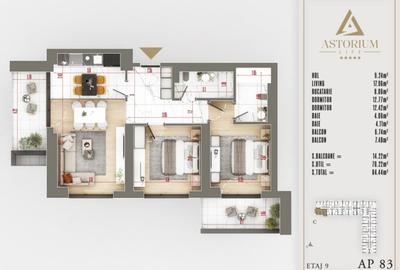 Apartament 3 Camere Premium cu Finisaje de Lux | Rezidențial | Comision 0% - 2