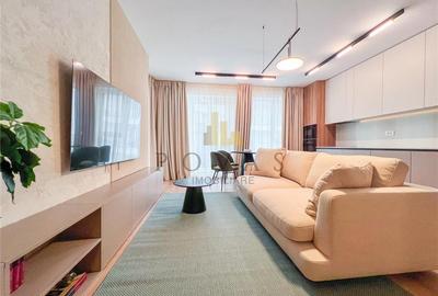 Apartament cu 2 camere semidecomandat, mobilat în Pipera