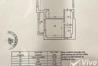 Zona Soleia - Valea Lupului! Etajul 1. Ap 2 camere, mobilat si utilat lux, 65 mp - 15