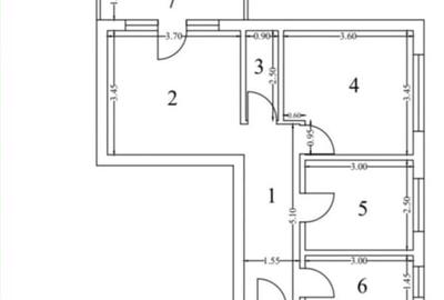 Apartament cu 2 camere decomandat în Tineretului
