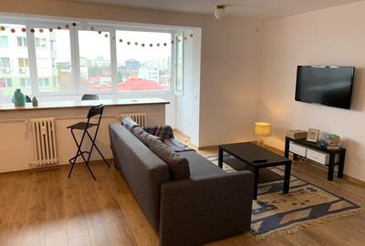 Apartament cu 2 camere semidecomandat, mobilat în Basarab