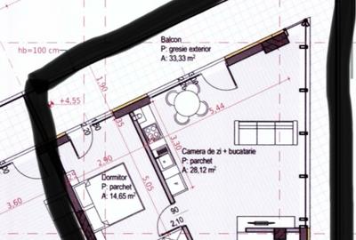 Apartament de 58mp, cu vedere spre Baza Sportiva din Gheorgheni si Parcul Est - 14