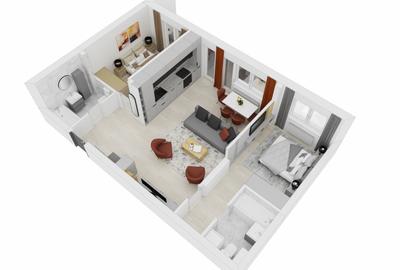 Apartament 3 camere intabulat de vanzare pe Doamna Stanca cu vedere spre parc - 19