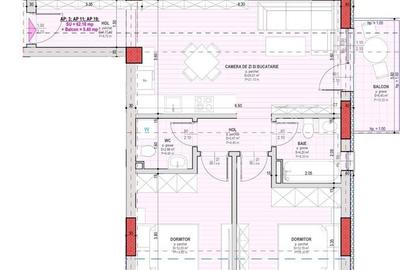 Apartament la cheie cu 3 camere si balcon zona Pictor Brana/Selimbar - 5