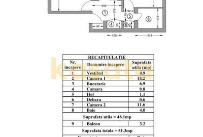 Vand 2 camere Baneasa - 7