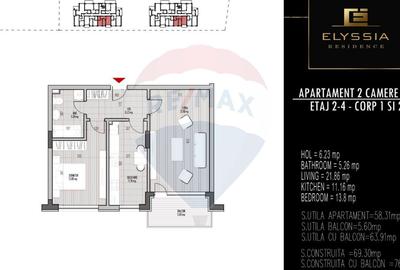 De vanzare 2 camere - Investiție sigură lângă aeroport - Proiect nou - 2