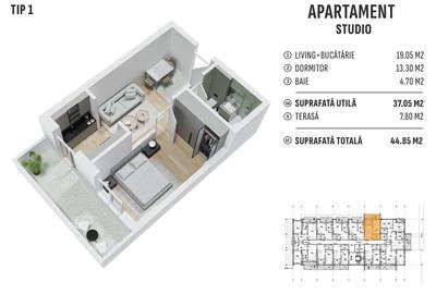 Promotie - Apartament 2 camere, metrou Dimitrie Leonida/Berceni