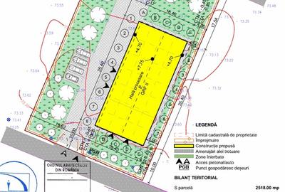 Teren Construcții intravilan de 2500 mp, în Periferie