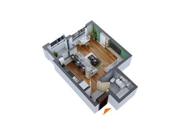 Garsonieră decomandată în Păcurari