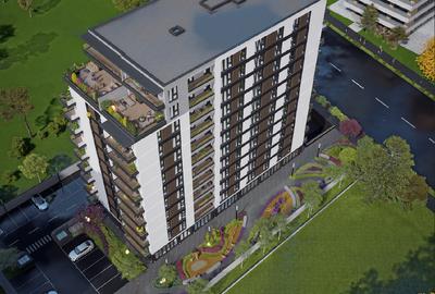 Apartament cu 2 camere, decomandat, 76 mp, cu centrala termica si terasa, aproape de metrou.