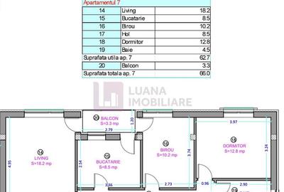 Apartament 3 camere | Selimbar - Lidl | NOU | intabulat | C1 - 8