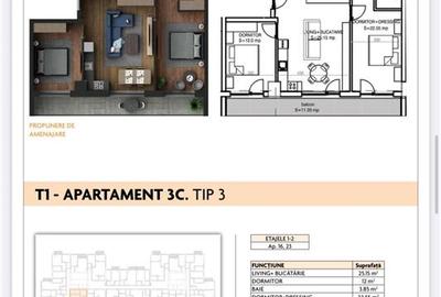 Aparatorii Patriei - Apartament 2 camere - 16