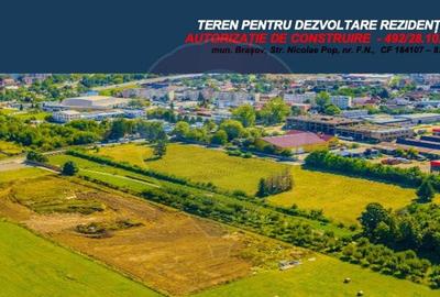 Teren dezvoltare rezidențială 8,272mp Brasov/AUTORIZATIE DE CONSTRUIRE - 1