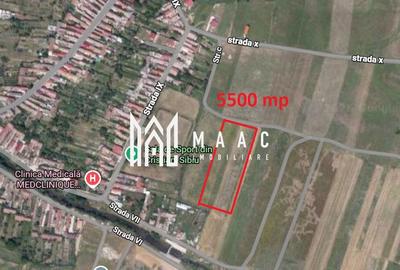 Teren Construcții intravilan de 5500 mp, în Cristian