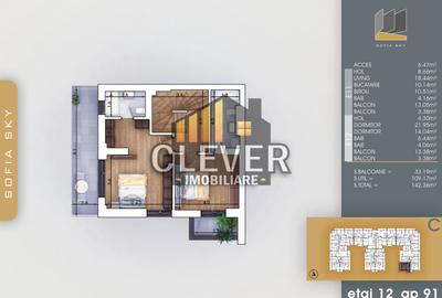 Duplex 4 Camere 142 mp, 3 bai -  700m Metrou Teclu - 3