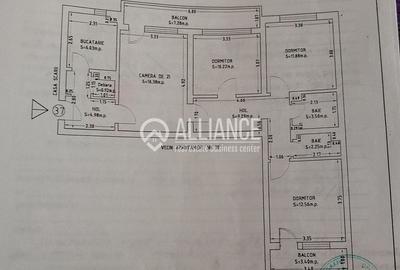 Apartament cu 4 camere semidecomandat, mobilat în Tomis IV