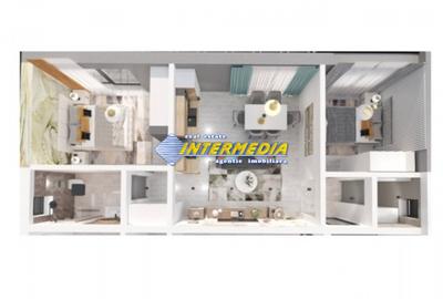 Apartament  2 camere 52 mp Bloc Nou 2025 Bucatarie Balcon mare Finisat parcare - 11