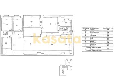 Apartament cu 4 camere semidecomandat în Barbu Văcărescu