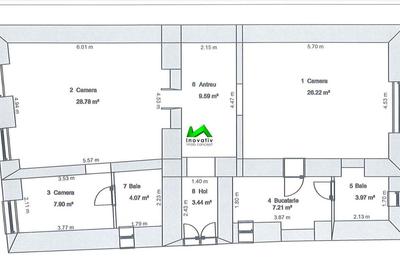 Apartament de vanzare 3 camere Sibiu Ultracentral Mitropoliei - 9