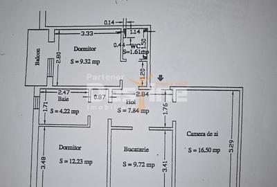 Apartament de vânzare | Zona TÂRGU CUCU | semidecomandat, 3 camere - 15