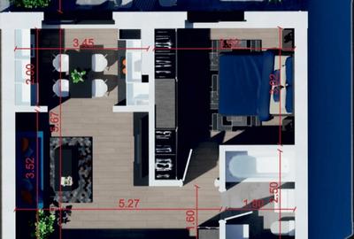 Apartament 2 camere tip studio + parcare - 16